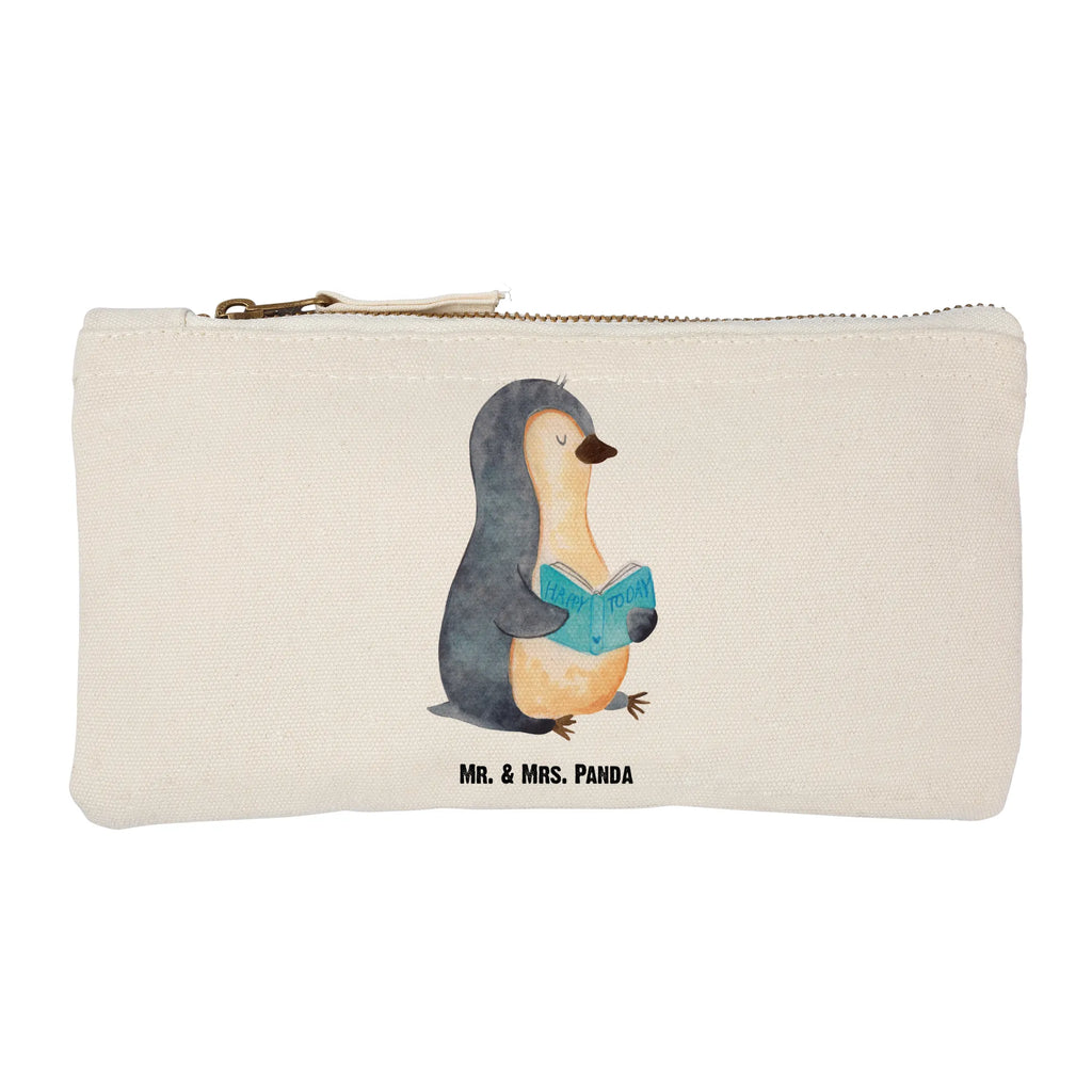 Schminktasche Pinguin Buch Schminktasche, Kosmetiktasche, Kosmetikbeutel, Stiftemäppchen, Etui, Federmappe, Makeup, XXL, Schminketui, Kosmetiketui, Schlamperetui, Pinguin, Pinguine, Buch, Lesen, Bücherwurm, Nichtstun, Faulenzen, Ferien, Urlaub, Freizeit