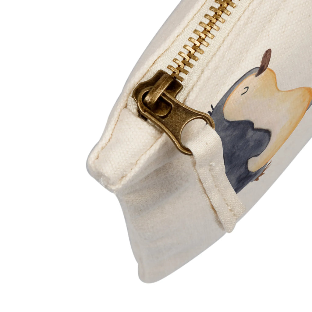 Schminktasche Pinguin marschieren Schminktasche, Kosmetiktasche, Kosmetikbeutel, Stiftemäppchen, Etui, Federmappe, Makeup, XXL, Schminketui, Kosmetiketui, Schlamperetui, Pinguin, Pinguine, Frühaufsteher, Langschläfer, Bruder, Schwester, Familie