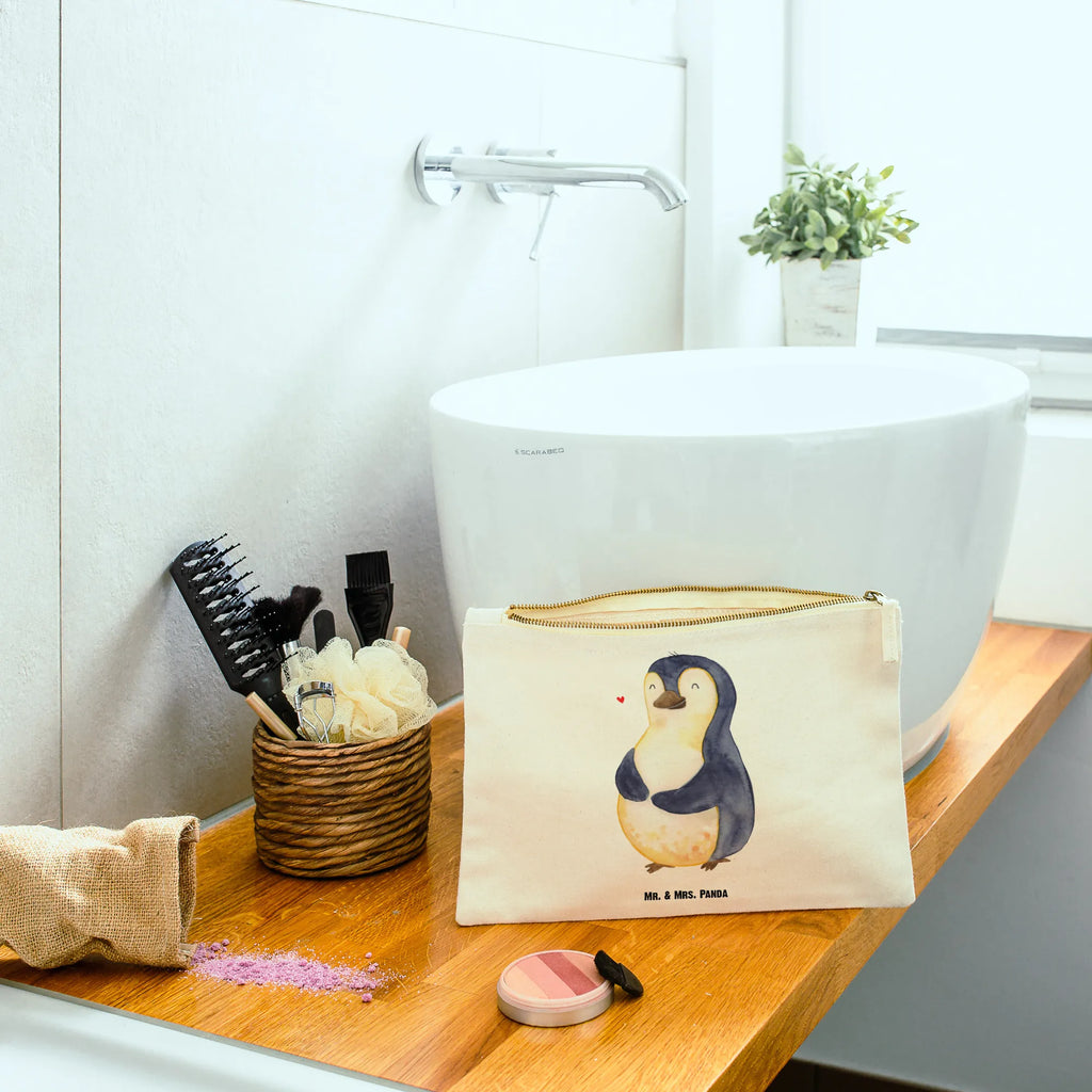 Schminktasche Pinguin Diät Schminktasche, Kosmetiktasche, Kosmetikbeutel, Stiftemäppchen, Etui, Federmappe, Makeup, XXL, Schminketui, Kosmetiketui, Schlamperetui, Pinguin, Pinguine, Diät, Abnehmen, Abspecken, Gewicht, Motivation, Selbstliebe, Körperliebe, Selbstrespekt