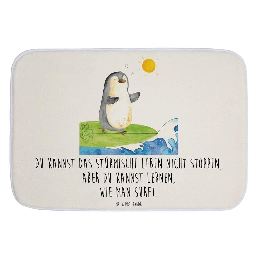 Badvorleger Pinguin Surfer Badematte, Badteppich, Duschvorleger, Badezimmerteppich, Badezimmermatte, Badvorleger, Duschmatte, Duschteppich, Badteppiche, Badgarnitur, Badematten, Teppich Badezimmer, Badezimmermatten, Pinguin, Pinguine, surfen, Surfer, Hawaii, Urlaub, Wellen, Wellen reiten, Portugal