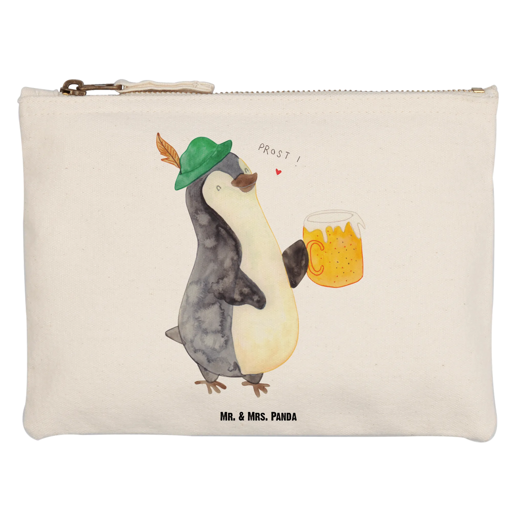 Schminktasche Pinguin Bier Schminktasche, Kosmetiktasche, Kosmetikbeutel, Stiftemäppchen, Etui, Federmappe, Makeup, XXL, Schminketui, Kosmetiketui, Schlamperetui, Pinguin, Pinguine, Bier, Oktoberfest