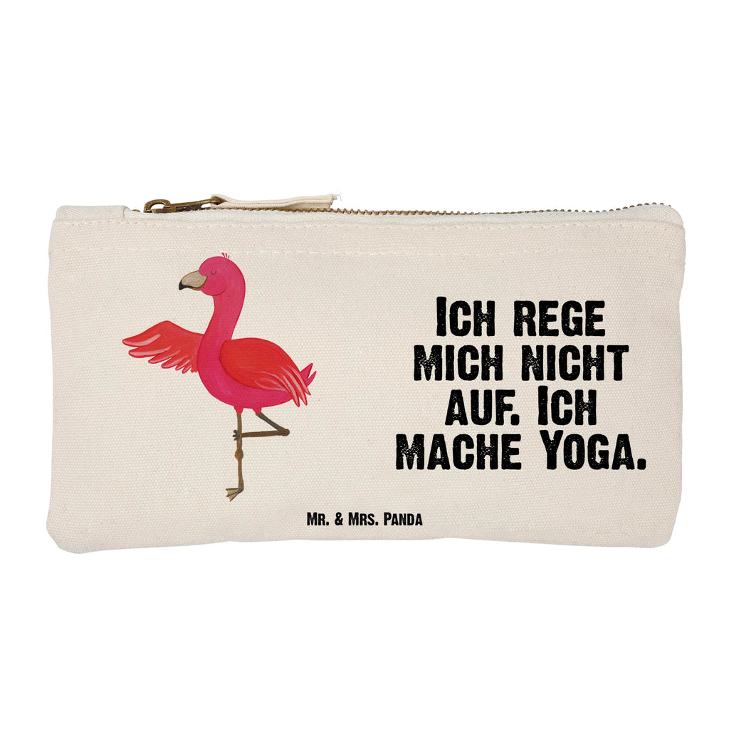 Schminktasche Flamingo Yoga Schminktasche, Kosmetiktasche, Kosmetikbeutel, Stiftemäppchen, Etui, Federmappe, Makeup, XXL, Schminketui, Kosmetiketui, Schlamperetui, Flamingo, Vogel, Yoga, Namaste, Achtsamkeit, Yoga-Übung, Entspannung, Ärger, Aufregen, Tiefenentspannung