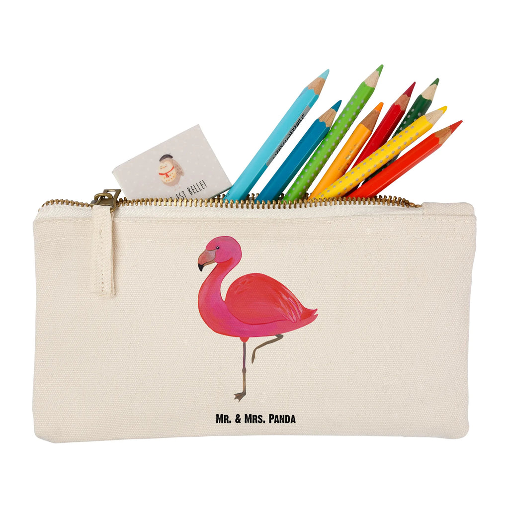 Schminktasche Flamingo Classic Schminktasche, Kosmetiktasche, Kosmetikbeutel, Stiftemäppchen, Etui, Federmappe, Makeup, XXL, Schminketui, Kosmetiketui, Schlamperetui, Flamingo, Einzigartig, Selbstliebe, Stolz, ich, für mich, Spruch, Freundin, Freundinnen, Außenseiter, Sohn, Tochter, Geschwister