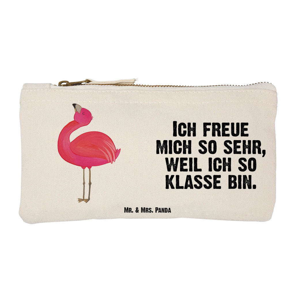 Schminktasche Flamingo Stolz Schminktasche, Kosmetiktasche, Kosmetikbeutel, Stiftemäppchen, Etui, Federmappe, Makeup, XXL, Schminketui, Kosmetiketui, Schlamperetui, Flamingo, stolz, Freude, Selbstliebe, Selbstakzeptanz, Freundin, beste Freundin, Tochter, Mama, Schwester