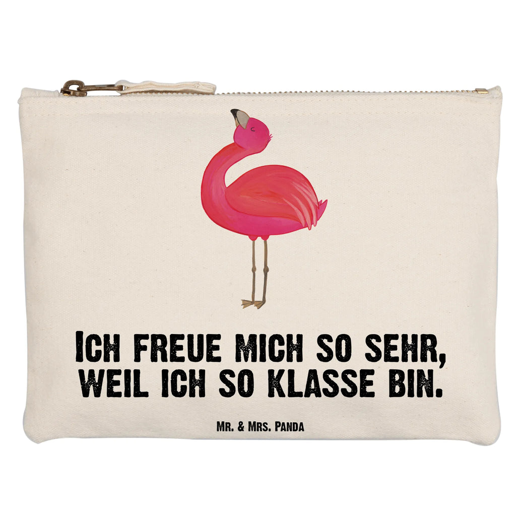 Schminktasche Flamingo Stolz Schminktasche, Kosmetiktasche, Kosmetikbeutel, Stiftemäppchen, Etui, Federmappe, Makeup, XXL, Schminketui, Kosmetiketui, Schlamperetui, Flamingo, stolz, Freude, Selbstliebe, Selbstakzeptanz, Freundin, beste Freundin, Tochter, Mama, Schwester