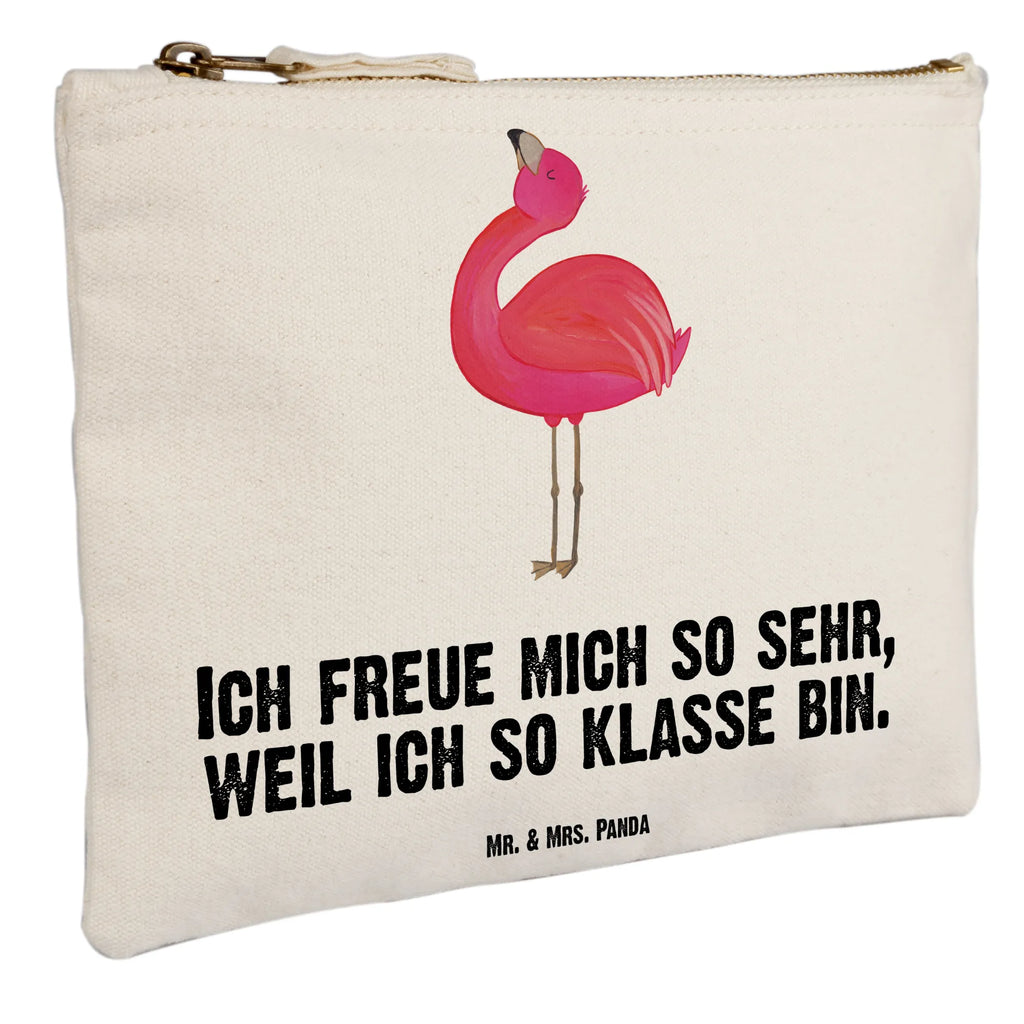 Schminktasche Flamingo Stolz Schminktasche, Kosmetiktasche, Kosmetikbeutel, Stiftemäppchen, Etui, Federmappe, Makeup, XXL, Schminketui, Kosmetiketui, Schlamperetui, Flamingo, stolz, Freude, Selbstliebe, Selbstakzeptanz, Freundin, beste Freundin, Tochter, Mama, Schwester