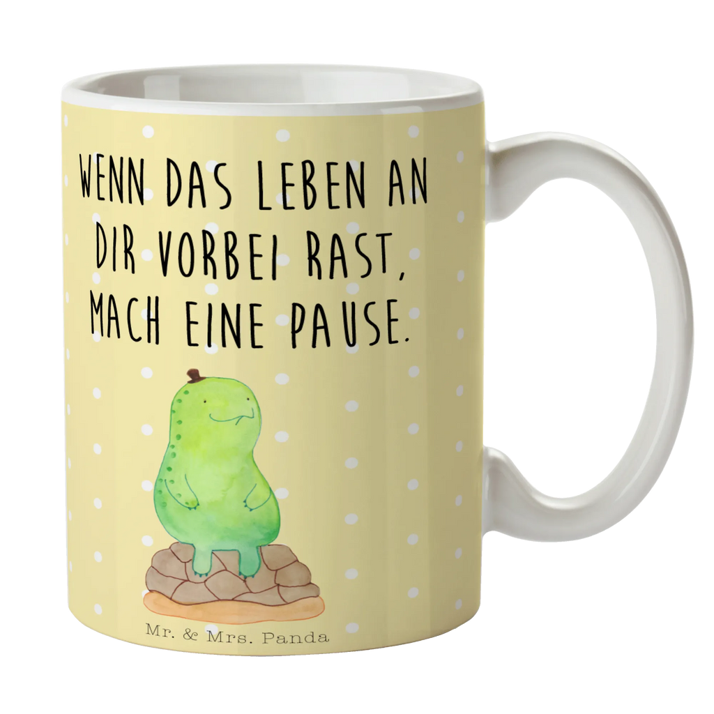 Tasse Schildkröte Pause Tasse, Kaffeetasse, Teetasse, Becher, Kaffeebecher, Teebecher, Keramiktasse, Porzellantasse, Büro Tasse, Geschenk Tasse, Tasse Sprüche, Tasse Motive, Kaffeetassen, Tasse bedrucken, Designer Tasse, Cappuccino Tassen, Schöne Teetassen, Schildkröte, Achtsamkeit, Entschleunigen, achtsam