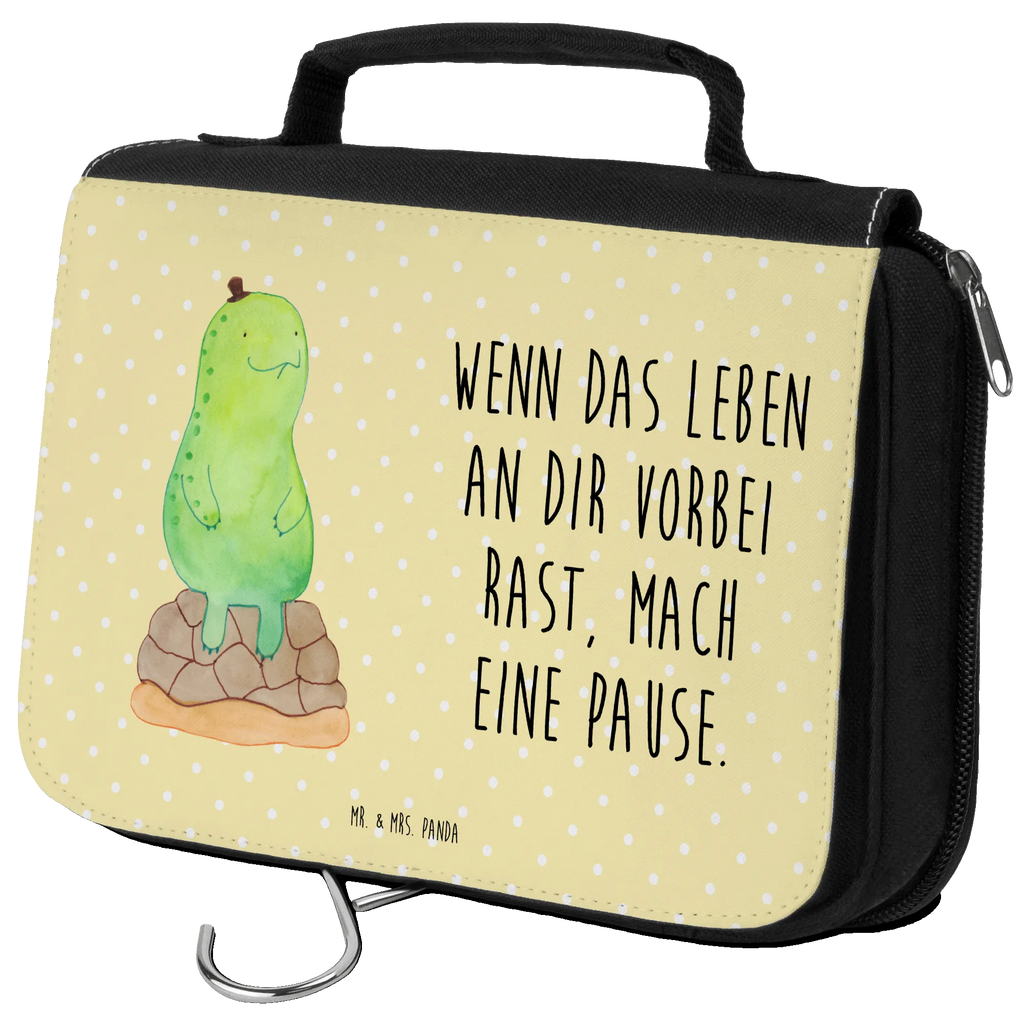 Kulturbeutel Schildkröte Pause Kulturbeutel, Zum Aufhängen, Waschtasche, Kosmetiktasche, Damen, Herren, Aufbewahrungstasche, Schminktasche, Kosmetikbeutel, Organizer, Kulturtasche, Schminkutensil, Schildkröte, Achtsamkeit, Entschleunigen, achtsam