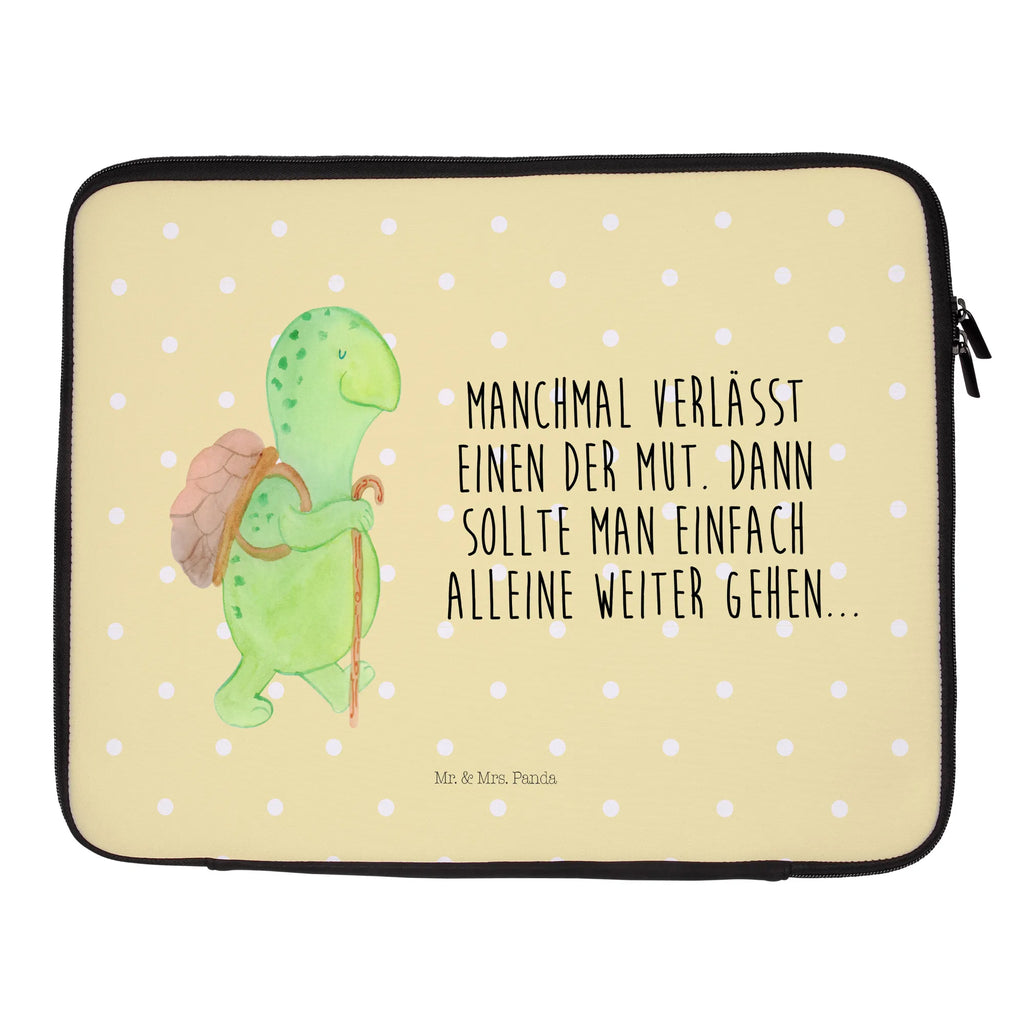 Notebook Tasche Schildkröte Wanderer Notebook Tasche, Laptop, Computertasche, Tasche, Notebook-Tasche, Notebook-Reisehülle, Notebook Schutz, Schildkröte, Schildkröten, Motivation, Motivationsspruch, Motivationssprüche, Neuanfang