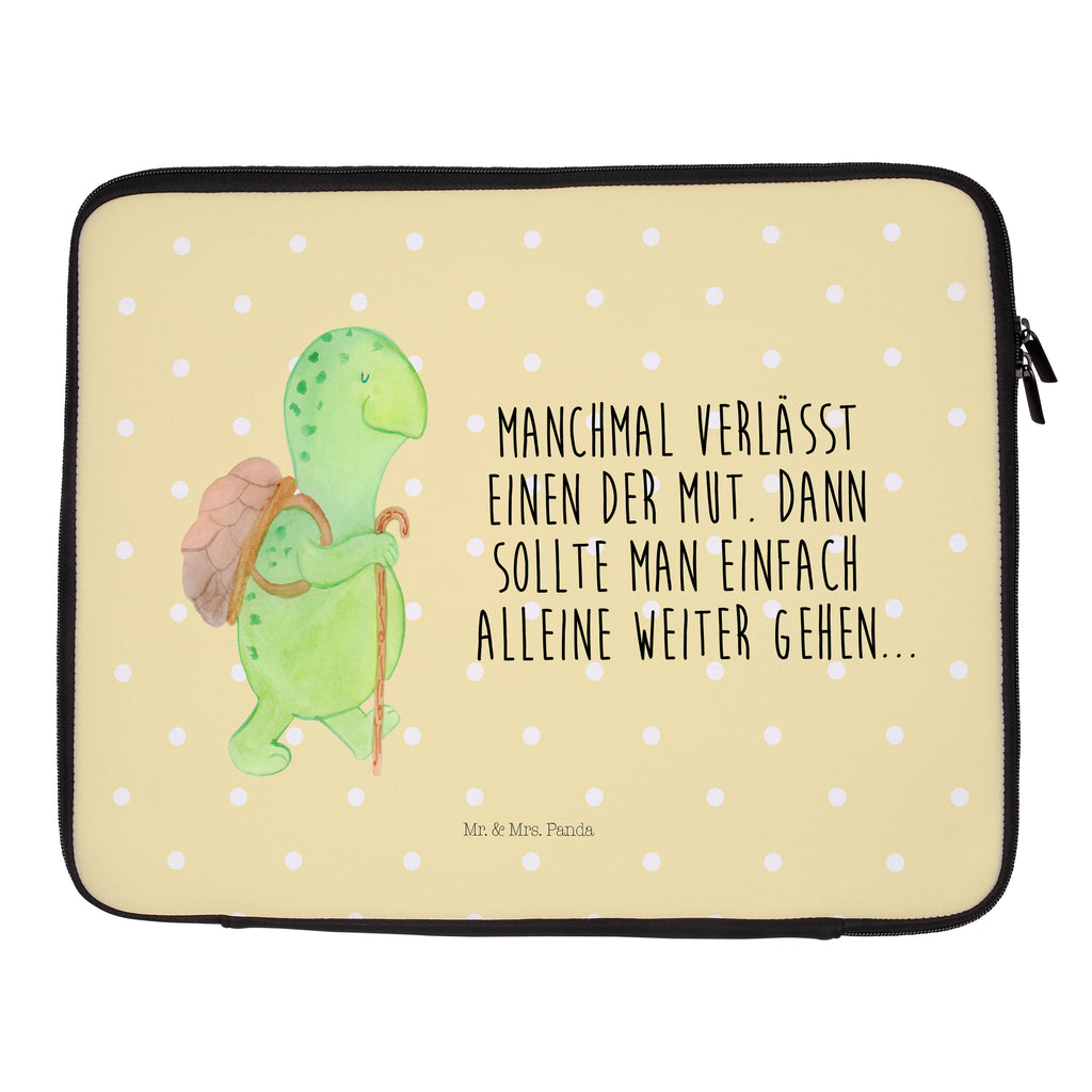 Notebook Tasche Schildkröte Wanderer Notebook Tasche, Laptop, Computertasche, Tasche, Notebook-Tasche, Notebook-Reisehülle, Notebook Schutz, Schildkröte, Schildkröten, Motivation, Motivationsspruch, Motivationssprüche, Neuanfang