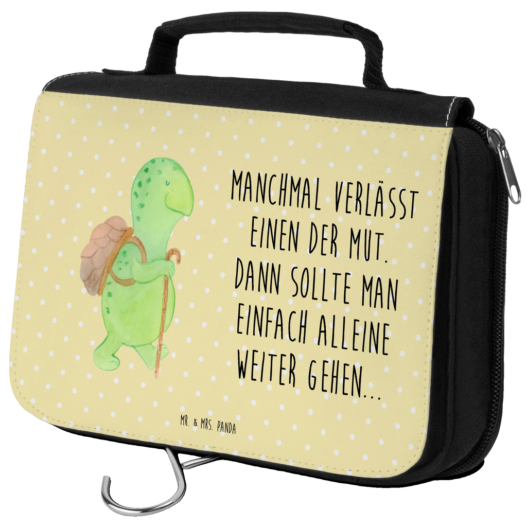 Kulturbeutel Schildkröte Wanderer Kulturbeutel, Zum Aufhängen, Waschtasche, Kosmetiktasche, Damen, Herren, Aufbewahrungstasche, Schminktasche, Kosmetikbeutel, Organizer, Kulturtasche, Schminkutensil, Schildkröte, Schildkröten, Motivation, Motivationsspruch, Motivationssprüche, Neuanfang