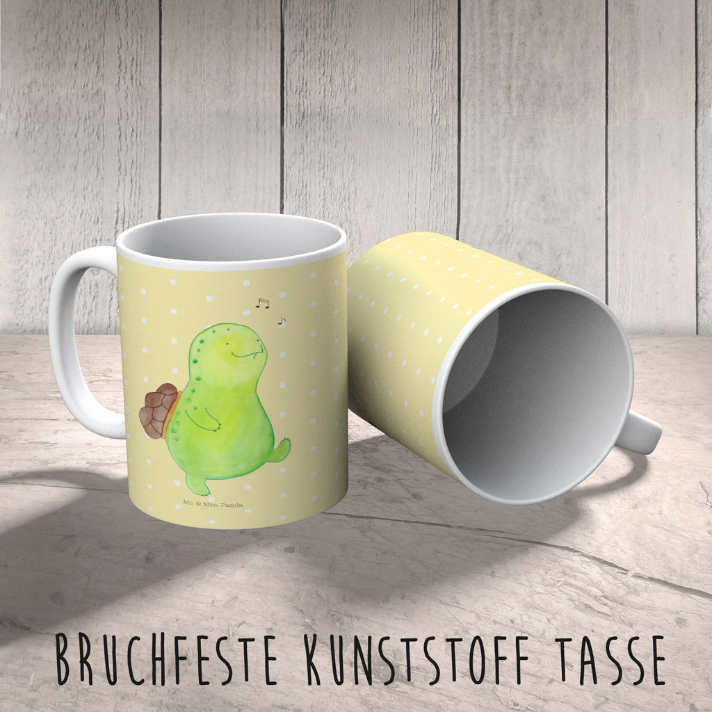 Kindertasse Schildkröte pfeift Kindertasse, Kinder Tasse, Kunststoff Tasse, Kindergarten Tasse, Trinkbecher, Camping Becher, Kaffeetasse, Kunststoffbecher, Kindergartenbecher, Outdoorgeschirr, Kunststoffgeschirr, Reisebecher, Reisetasse, Kinderbecher, Bruchfeste Tasse, Bruchsichere Tasse, Plastik Tasse, Plastiktasse, Schildkröte, Schildi, Schildkröten, fröhlich, Glück, Motivation, Lebensfreude, Depression, Trennung, Neuanfang