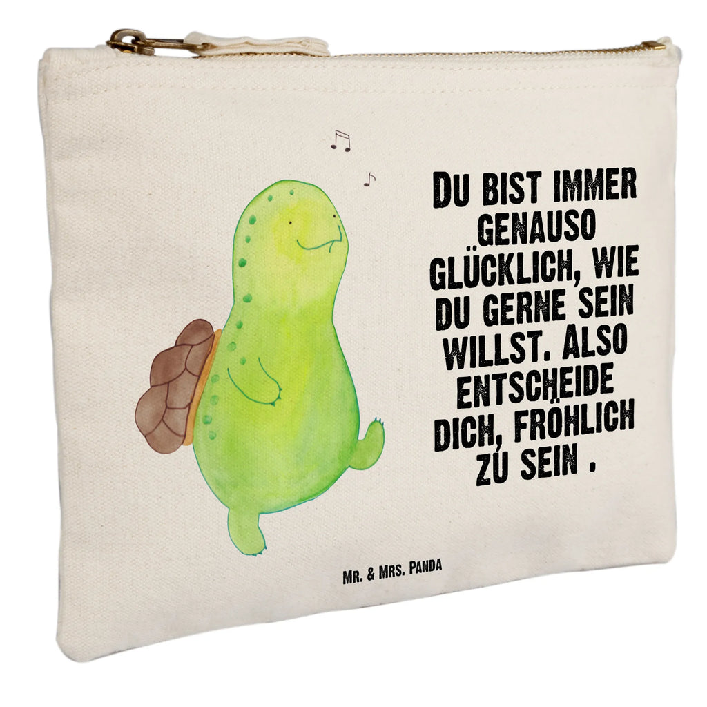 Schminktasche Schildkröte Pfeifen Schminktasche, Kosmetiktasche, Kosmetikbeutel, Stiftemäppchen, Etui, Federmappe, Makeup, XXL, Schminketui, Kosmetiketui, Schlamperetui, Schildkröte, Schildi, Schildkröten, fröhlich, Glück, Motivation, Lebensfreude, Depression, Trennung, Neuanfang