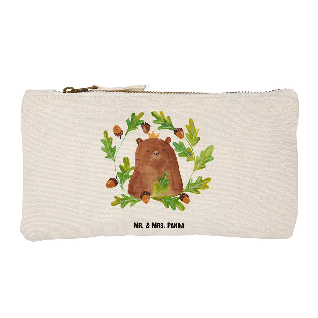 Schminktasche Bär König Schminktasche, Kosmetiktasche, Kosmetikbeutel, Stiftemäppchen, Etui, Federmappe, Makeup, XXL, Schminketui, Kosmetiketui, Schlamperetui, Bär, Teddy, Teddybär, Papa, Papa Bär, bester Vater, bester Papa, weltbester Papa, Vatertag, Vater, Dad, Daddy, Papi