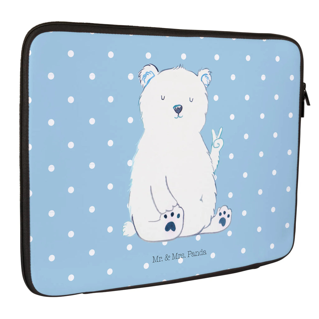 Notebook Tasche Eisbär Faul Notebook Tasche, Laptop, Computertasche, Tasche, Notebook-Tasche, Notebook-Reisehülle, Notebook Schutz, Bär, Teddy, Teddybär, Eisbär, Nordpol, Faul, Entspannen, Relaxen, Büro, Arbeit, Bürojob, Arbeitsplatz, Homeoffice