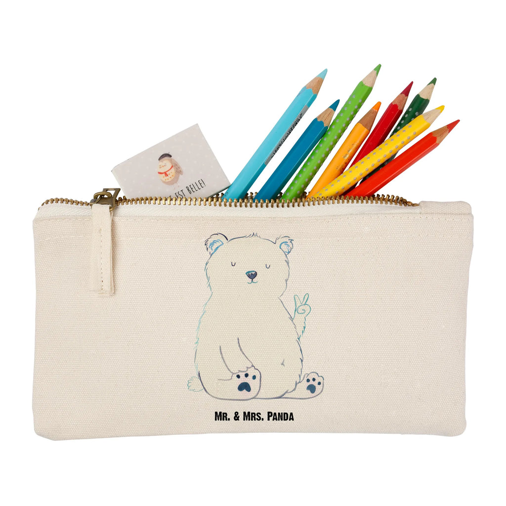 Schminktasche Eisbär Faul Schminktasche, Kosmetiktasche, Kosmetikbeutel, Stiftemäppchen, Etui, Federmappe, Makeup, XXL, Schminketui, Kosmetiketui, Schlamperetui, Bär, Teddy, Teddybär, Eisbär, Nordpol, Faul, Entspannen, Relaxen, Büro, Arbeit, Bürojob, Arbeitsplatz, Homeoffice