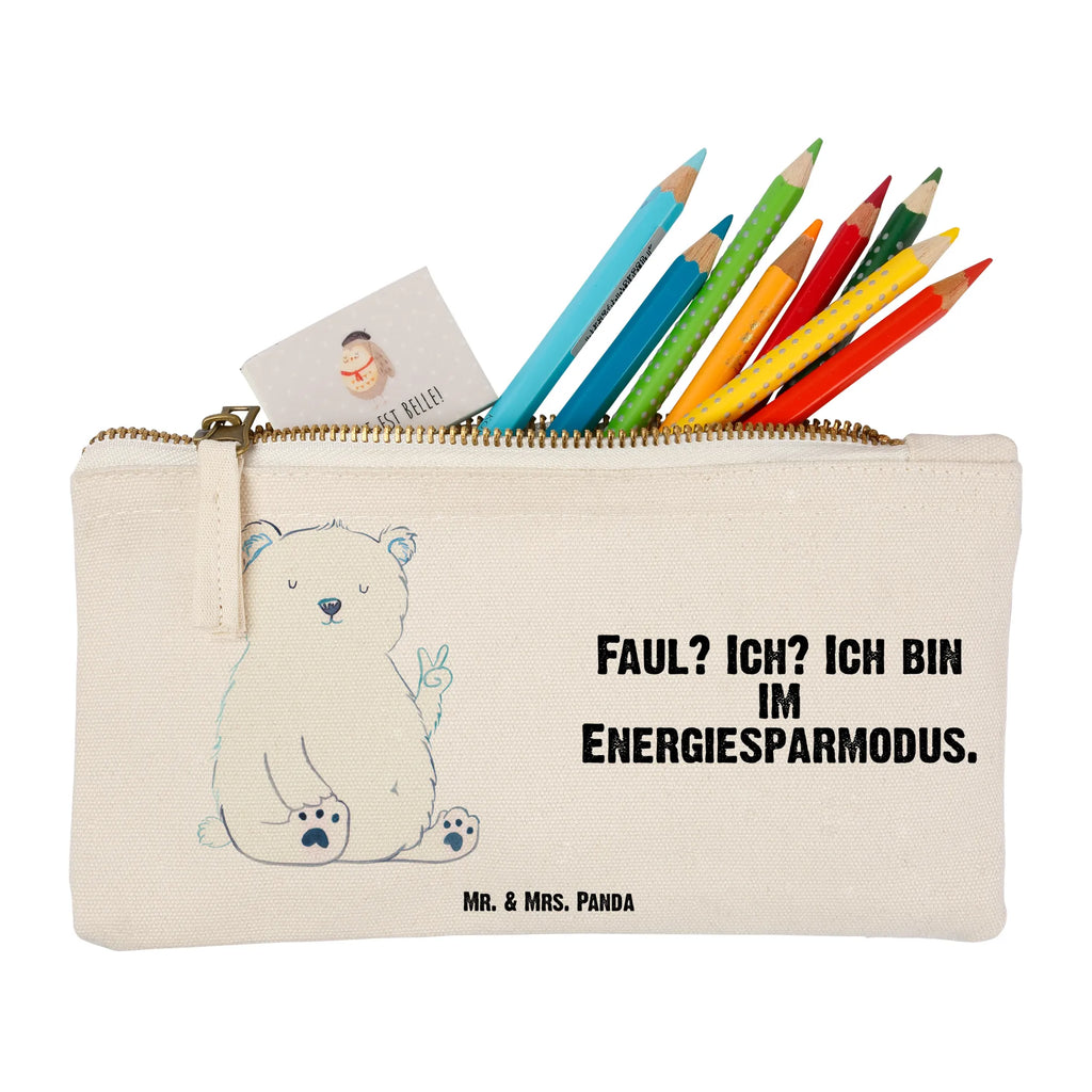 Schminktasche Eisbär Faul Schminktasche, Kosmetiktasche, Kosmetikbeutel, Stiftemäppchen, Etui, Federmappe, Makeup, XXL, Schminketui, Kosmetiketui, Schlamperetui, Bär, Teddy, Teddybär, Eisbär, Nordpol, Faul, Entspannen, Relaxen, Büro, Arbeit, Bürojob, Arbeitsplatz, Homeoffice