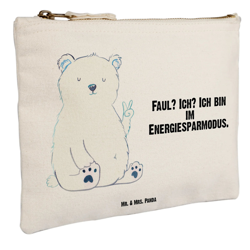 Schminktasche Eisbär Faul Schminktasche, Kosmetiktasche, Kosmetikbeutel, Stiftemäppchen, Etui, Federmappe, Makeup, XXL, Schminketui, Kosmetiketui, Schlamperetui, Bär, Teddy, Teddybär, Eisbär, Nordpol, Faul, Entspannen, Relaxen, Büro, Arbeit, Bürojob, Arbeitsplatz, Homeoffice