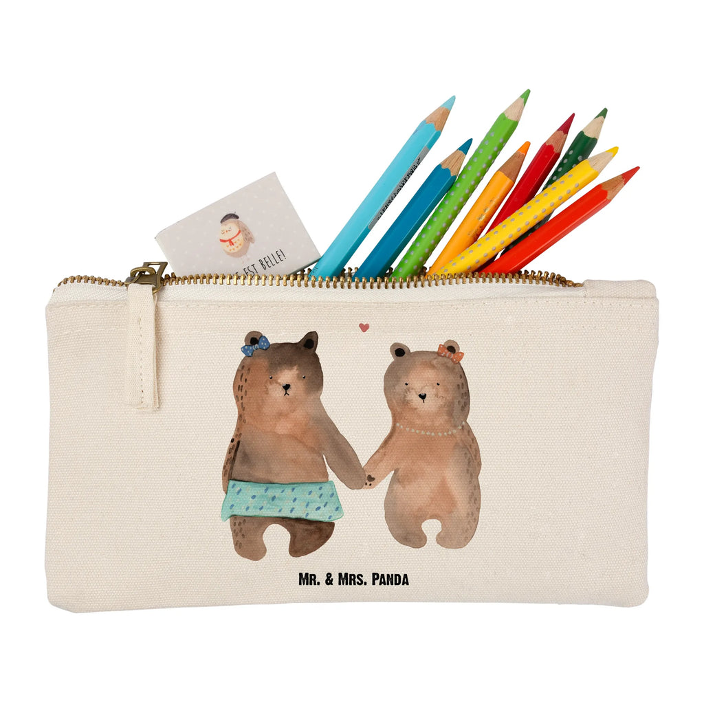 Schminktasche Bär Freundin Schminktasche, Kosmetiktasche, Kosmetikbeutel, Stiftemäppchen, Etui, Federmappe, Makeup, XXL, Schminketui, Kosmetiketui, Schlamperetui, Bär, Teddy, Teddybär, Bär Freundin Beste Freund Liebe Liebesbeweis Verliebt Kumpel Kumpeliene