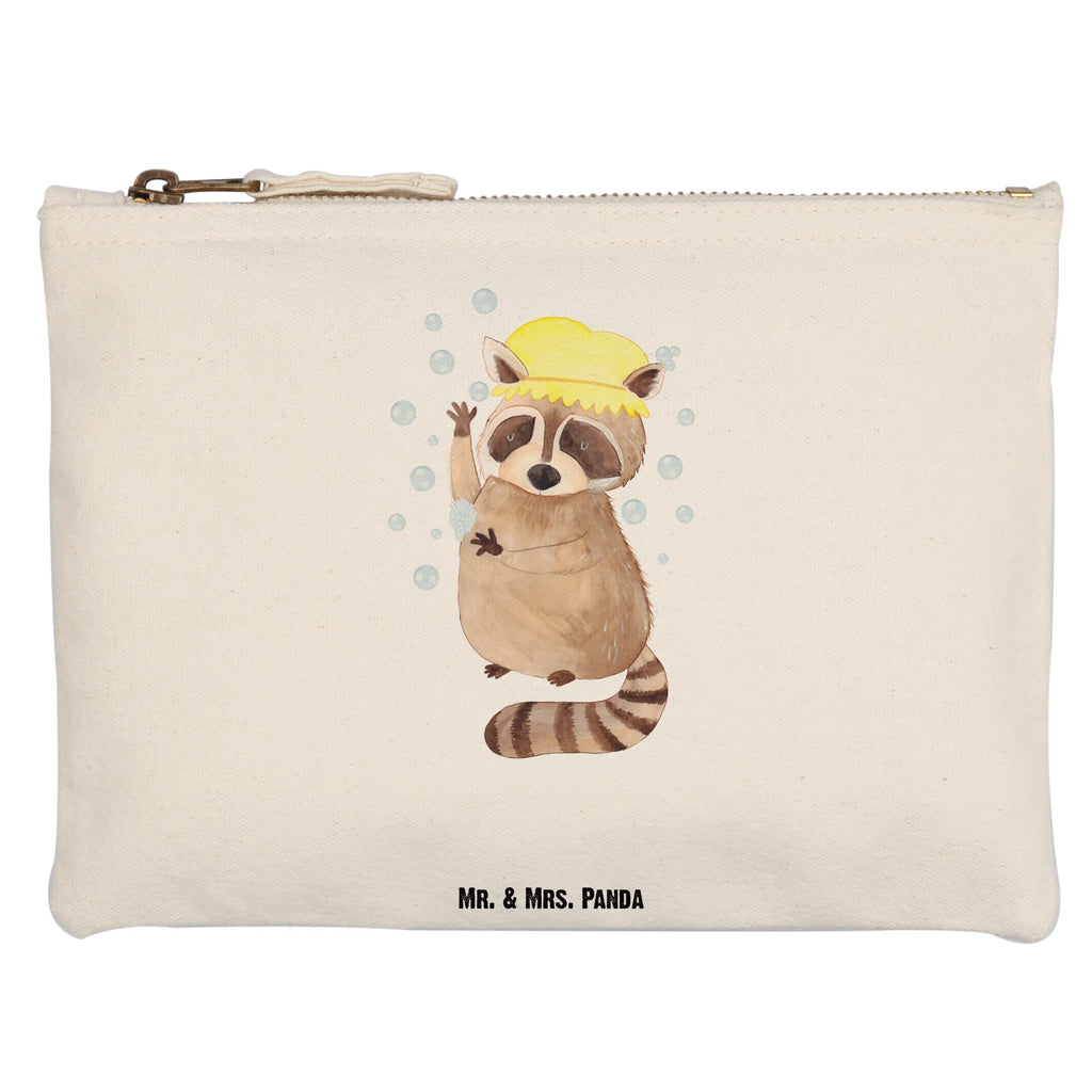 Schminktasche Waschbär Schminktasche, Kosmetiktasche, Kosmetikbeutel, Stiftemäppchen, Etui, Federmappe, Makeup, XXL, Schminketui, Kosmetiketui, Schlamperetui, Tiermotive, Gute Laune, lustige Sprüche, Tiere, Waschbär, Tagträumen, Plan, Fröhlich, waschen, Seifenblasen