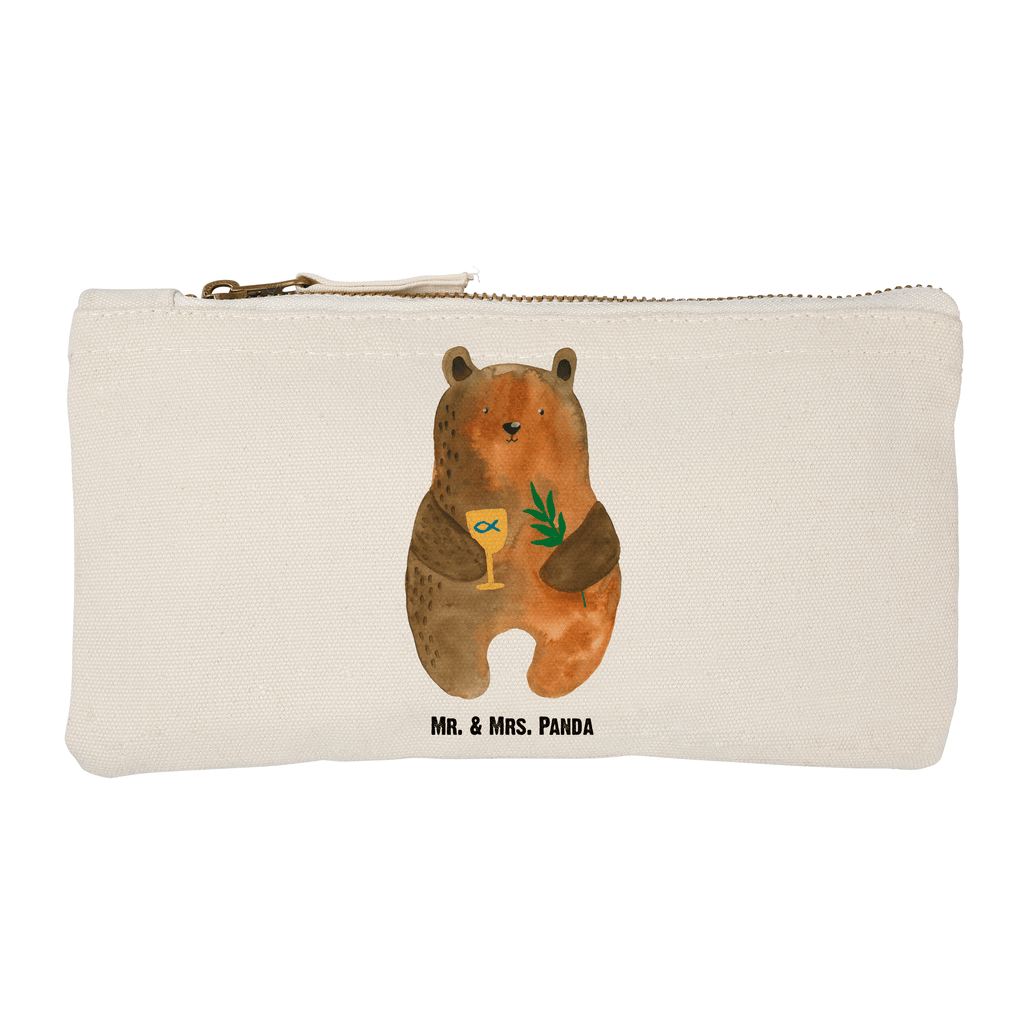 Schminktasche Bär Konfirmation Schminktasche, Kosmetiktasche, Kosmetikbeutel, Stiftemäppchen, Etui, Federmappe, Makeup, XXL, Schminketui, Kosmetiketui, Schlamperetui, Bär, Teddy, Teddybär, Konfirmation, Kirche, evangelisch, Gottesdienst