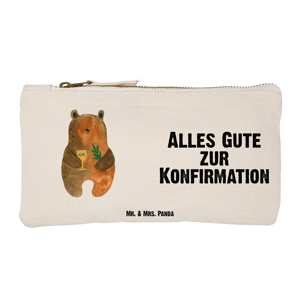 Schminktasche Bär Konfirmation Schminktasche, Kosmetiktasche, Kosmetikbeutel, Stiftemäppchen, Etui, Federmappe, Makeup, XXL, Schminketui, Kosmetiketui, Schlamperetui, Bär, Teddy, Teddybär, Konfirmation, Kirche, evangelisch, Gottesdienst