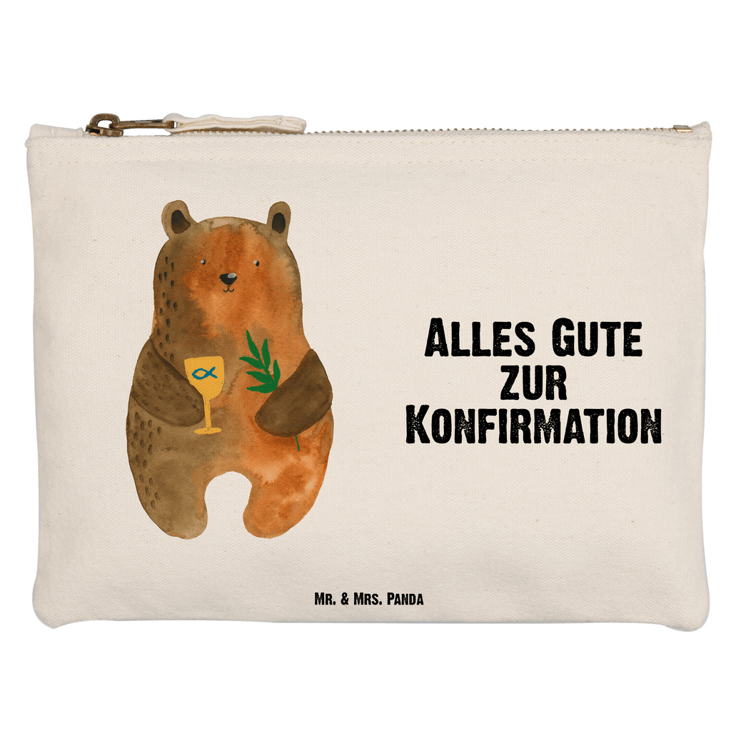 Schminktasche Bär Konfirmation Schminktasche, Kosmetiktasche, Kosmetikbeutel, Stiftemäppchen, Etui, Federmappe, Makeup, XXL, Schminketui, Kosmetiketui, Schlamperetui, Bär, Teddy, Teddybär, Konfirmation, Kirche, evangelisch, Gottesdienst