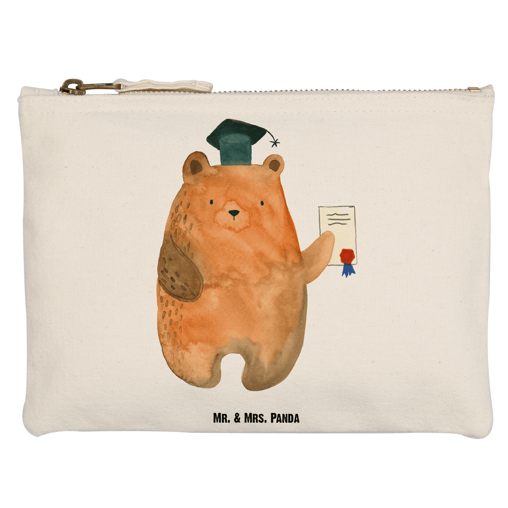 Schminktasche Prüfungsbär Schminktasche, Kosmetiktasche, Kosmetikbeutel, Stiftemäppchen, Etui, Federmappe, Makeup, XXL, Schminketui, Kosmetiketui, Schlamperetui, Bär, Teddy, Teddybär, Abitur, Prüfungen, Prüfung bestanden, Abschluss, Zeugnis, Abschlusszeugnis