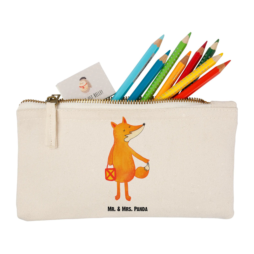 Schminktasche Fuchs Laterne Schminktasche, Kosmetiktasche, Kosmetikbeutel, Stiftemäppchen, Etui, Federmappe, Makeup, XXL, Schminketui, Kosmetiketui, Schlamperetui, Fuchs, Füchse, Spruch trösten, Liebeskummer Spruch, Laterne, Sankt Martin, Laternenumzug, Aufmuntern, Cäsar Otto Hugo Flaischlen