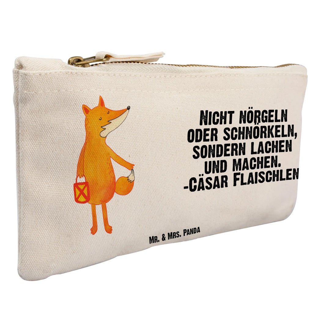 Schminktasche Fuchs Laterne Schminktasche, Kosmetiktasche, Kosmetikbeutel, Stiftemäppchen, Etui, Federmappe, Makeup, XXL, Schminketui, Kosmetiketui, Schlamperetui, Fuchs, Füchse, Spruch trösten, Liebeskummer Spruch, Laterne, Sankt Martin, Laternenumzug, Aufmuntern, Cäsar Otto Hugo Flaischlen