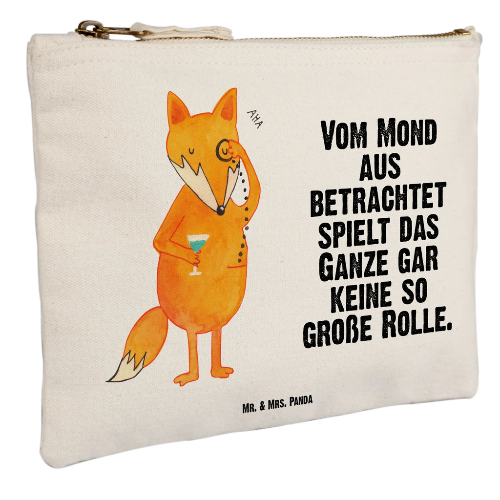 Schminktasche Fuchs Lord Schminktasche, Kosmetiktasche, Kosmetikbeutel, Stiftemäppchen, Etui, Federmappe, Makeup, XXL, Schminketui, Kosmetiketui, Schlamperetui, Fuchs, Füchse, tröstende Worte, Spruch lustig, Liebeskummer Geschenk, Motivation Spruch, Problemlösung