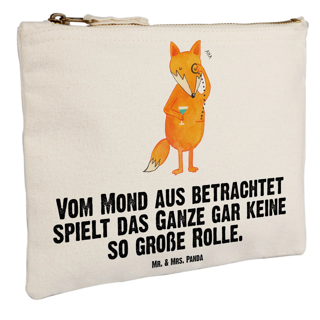 Schminktasche Fuchs Lord Schminktasche, Kosmetiktasche, Kosmetikbeutel, Stiftemäppchen, Etui, Federmappe, Makeup, XXL, Schminketui, Kosmetiketui, Schlamperetui, Fuchs, Füchse, tröstende Worte, Spruch lustig, Liebeskummer Geschenk, Motivation Spruch, Problemlösung