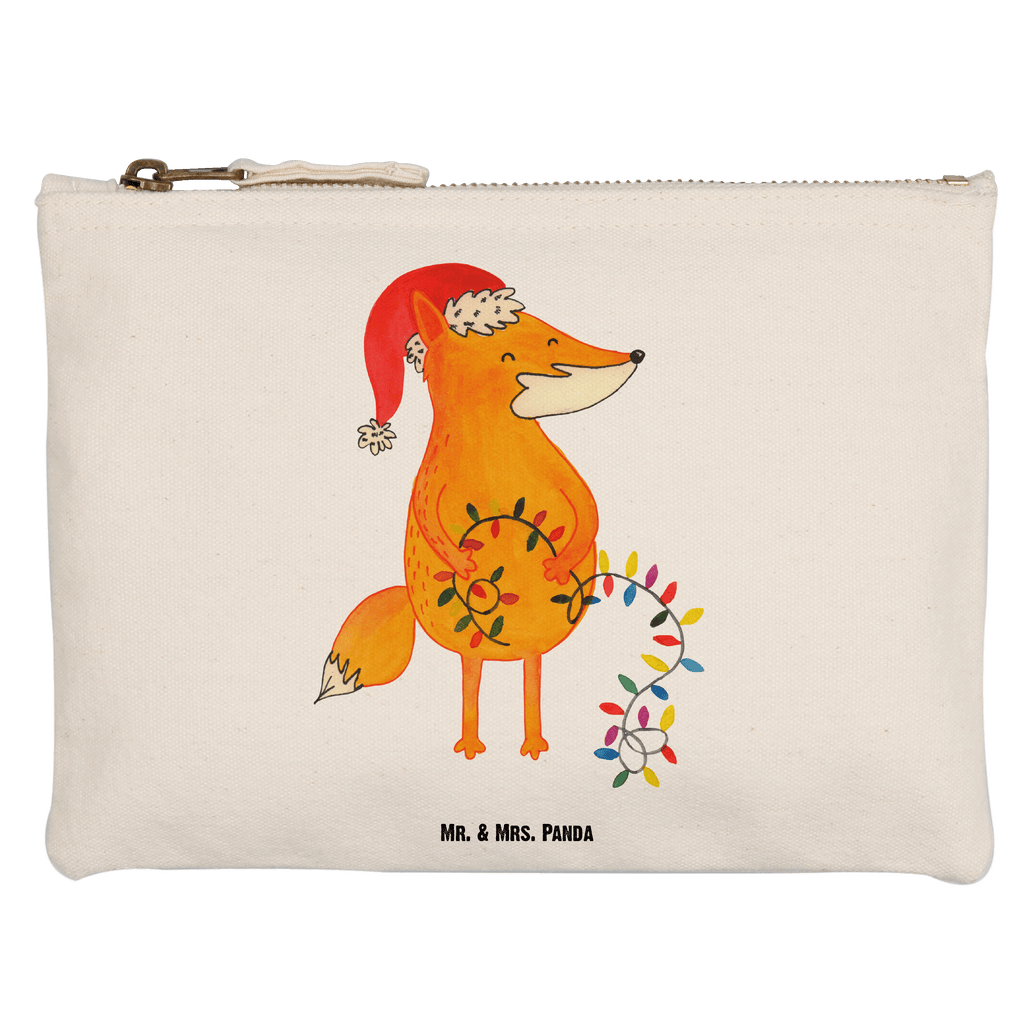 Schminktasche Fuchs Weihnachten Schminktasche, Kosmetiktasche, Kosmetikbeutel, Stiftemäppchen, Etui, Federmappe, Makeup, XXL, Schminketui, Kosmetiketui, Schlamperetui, Winter, Weihnachten, Weihnachtsdeko, Nikolaus, Advent, Heiligabend, Wintermotiv, Fuchs, Füchse, Spruch schön, Geschenk Weihnachten, Weihnachtsmann, Weihnachtszeit