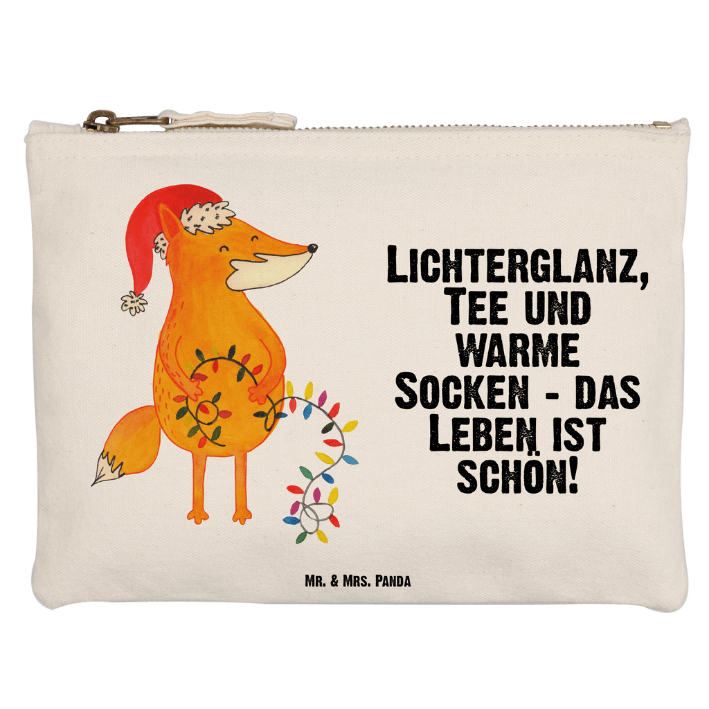 Schminktasche Fuchs Weihnachten Schminktasche, Kosmetiktasche, Kosmetikbeutel, Stiftemäppchen, Etui, Federmappe, Makeup, XXL, Schminketui, Kosmetiketui, Schlamperetui, Winter, Weihnachten, Weihnachtsdeko, Nikolaus, Advent, Heiligabend, Wintermotiv, Fuchs, Füchse, Spruch schön, Geschenk Weihnachten, Weihnachtsmann, Weihnachtszeit