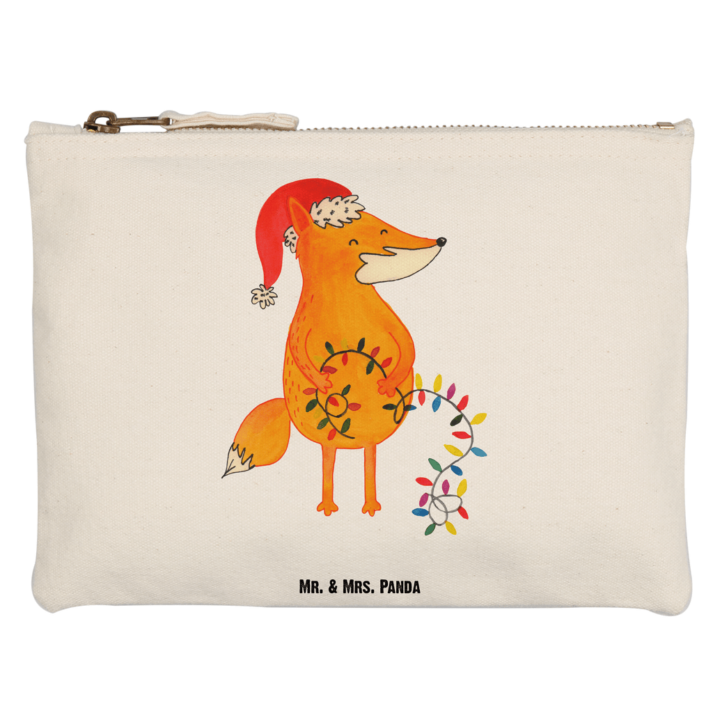 Schminktasche Fuchs Weihnachten Schminktasche, Kosmetiktasche, Kosmetikbeutel, Stiftemäppchen, Etui, Federmappe, Makeup, XXL, Schminketui, Kosmetiketui, Schlamperetui, Winter, Weihnachten, Weihnachtsdeko, Nikolaus, Advent, Heiligabend, Wintermotiv, Fuchs, Füchse, Spruch schön, Geschenk Weihnachten, Weihnachtsmann, Weihnachtszeit