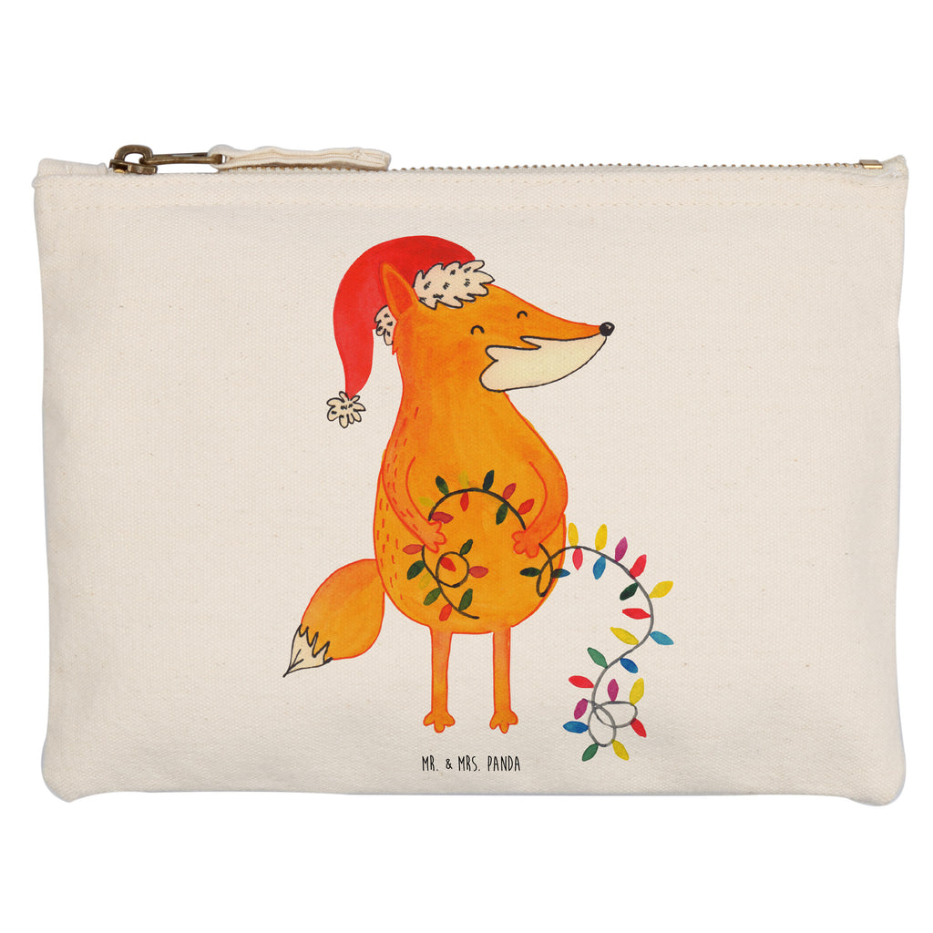 Schminktasche Fuchs Weihnachten Schminktasche, Kosmetiktasche, Kosmetikbeutel, Stiftemäppchen, Etui, Federmappe, Makeup, XXL, Schminketui, Kosmetiketui, Schlamperetui, Winter, Weihnachten, Weihnachtsdeko, Nikolaus, Advent, Heiligabend, Wintermotiv, Fuchs, Füchse, Spruch schön, Geschenk Weihnachten, Weihnachtsmann, Weihnachtszeit