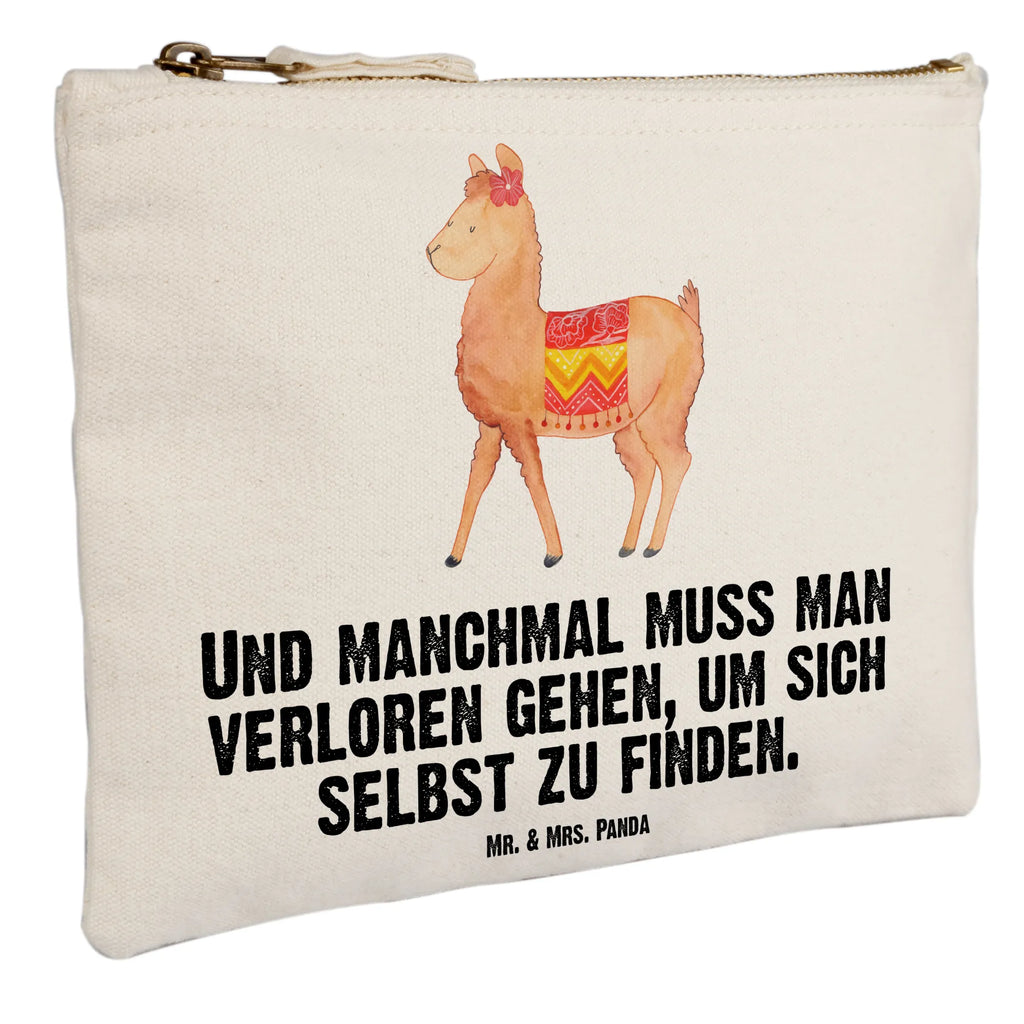 Schminktasche Alpaka Stolz Schminktasche, Kosmetiktasche, Kosmetikbeutel, Stiftemäppchen, Etui, Federmappe, Makeup, XXL, Schminketui, Kosmetiketui, Schlamperetui, Alpaka, Lama