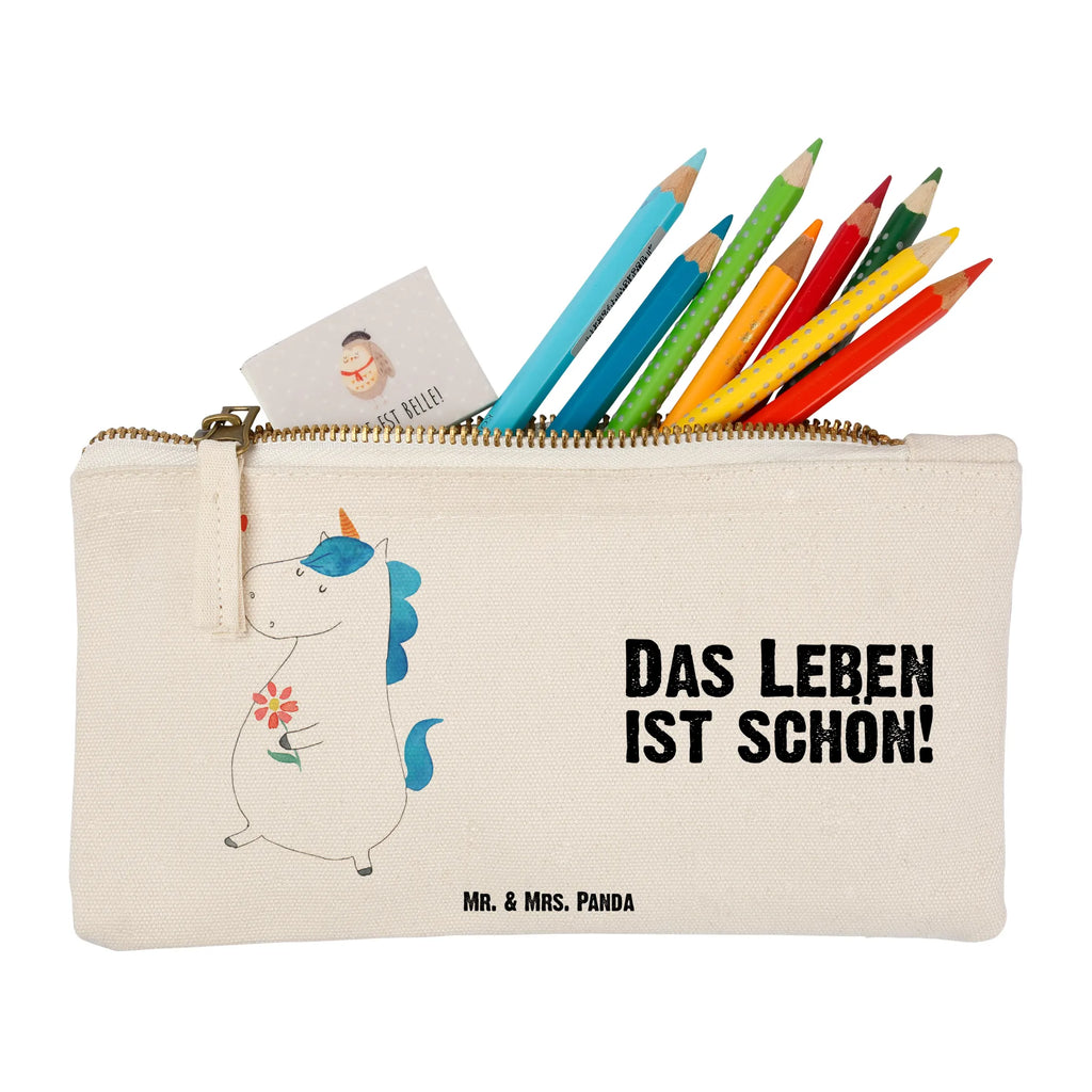 Schminktasche Einhorn Spaziergang Schminktasche, Kosmetiktasche, Kosmetikbeutel, Stiftemäppchen, Etui, Federmappe, Makeup, XXL, Schminketui, Kosmetiketui, Schlamperetui, Einhorn, Einhörner, Einhorn Deko, Pegasus, Unicorn, Glitzer, Blumen, Spaziergang, Motivation, Gute Laune, Freude, Freundin, Mutter, Schwester