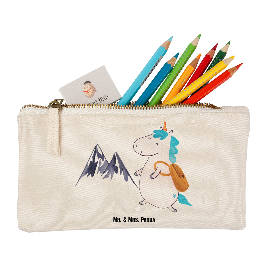 Schminktasche Einhorn Bergsteiger Schminktasche, Kosmetiktasche, Kosmetikbeutel, Stiftemäppchen, Etui, Federmappe, Makeup, XXL, Schminketui, Kosmetiketui, Schlamperetui, Einhorn, Einhörner, Einhorn Deko, Pegasus, Unicorn, Bergsteiger, Abenteuer, Berge, Abenteurer, Weltenbummler, Weltreise, Reisen, Urlaub, Entdecker