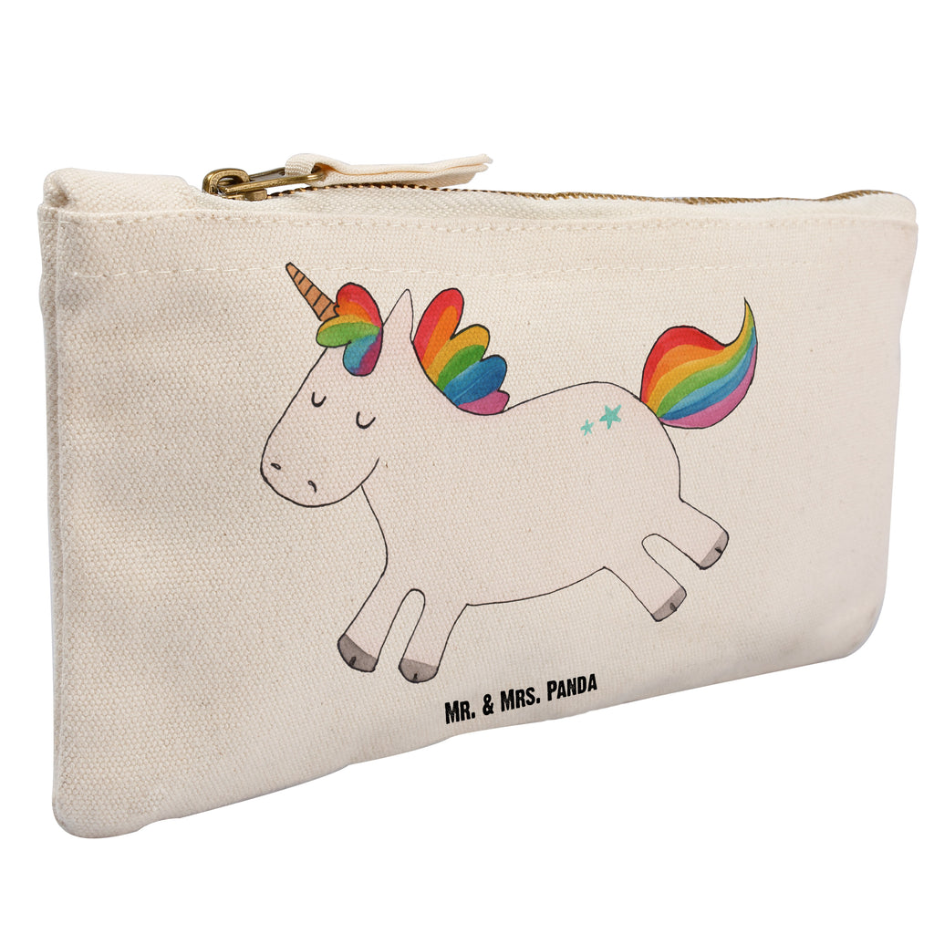 Schminktasche Einhorn Happy Schminktasche, Kosmetiktasche, Kosmetikbeutel, Stiftemäppchen, Etui, Federmappe, Makeup, XXL, Schminketui, Kosmetiketui, Schlamperetui, Einhorn, Einhörner, Einhorn Deko, Pegasus, Unicorn, glücklich, fröhlich, Spaß, Freude, Lebensfreude, witzig, spannend, Lächeln, Lachen