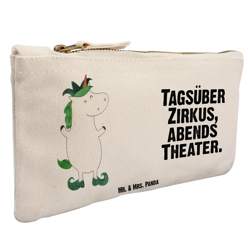 Schminktasche Einhorn Joker Schminktasche, Kosmetiktasche, Kosmetikbeutel, Stiftemäppchen, Etui, Federmappe, Makeup, XXL, Schminketui, Kosmetiketui, Schlamperetui, Einhorn, Einhörner, Einhorn Deko, Pegasus, Unicorn, Hofnarr, Kasper, Gaukler, Mittelalter