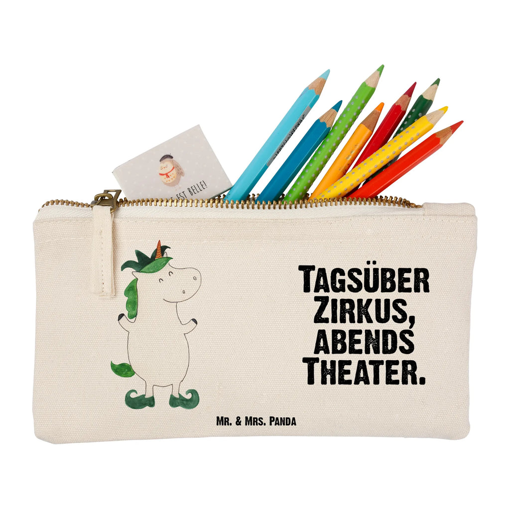 Schminktasche Einhorn Joker Schminktasche, Kosmetiktasche, Kosmetikbeutel, Stiftemäppchen, Etui, Federmappe, Makeup, XXL, Schminketui, Kosmetiketui, Schlamperetui, Einhorn, Einhörner, Einhorn Deko, Pegasus, Unicorn, Hofnarr, Kasper, Gaukler, Mittelalter