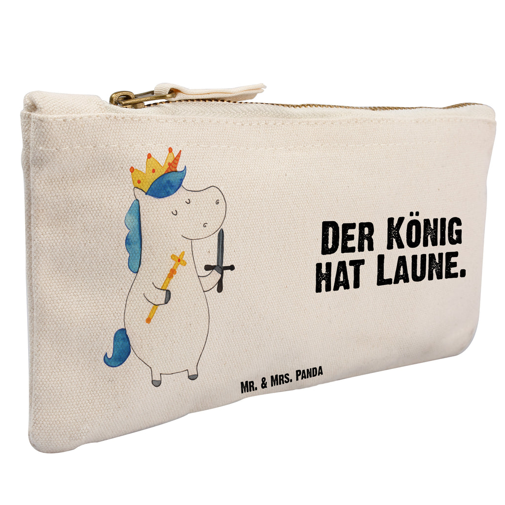 Schminktasche Einhorn König mit Schwert Schminktasche, Kosmetiktasche, Kosmetikbeutel, Stiftemäppchen, Etui, Federmappe, Makeup, XXL, Schminketui, Kosmetiketui, Schlamperetui, Einhorn, Einhörner, Einhorn Deko, Pegasus, Unicorn, König, Ritter, Mittelalter