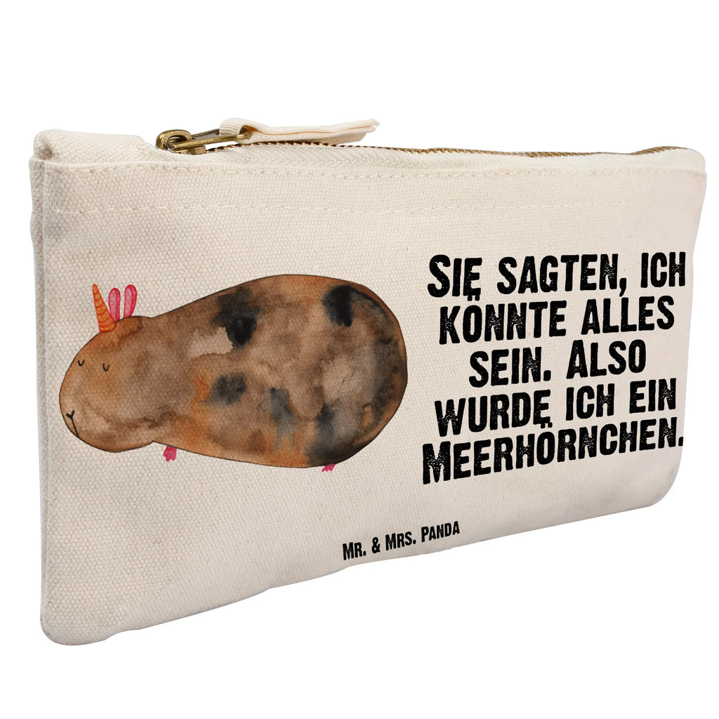 Schminktasche Einhorn Meerschweinchen Schminktasche, Kosmetiktasche, Kosmetikbeutel, Stiftemäppchen, Etui, Federmappe, Makeup, XXL, Schminketui, Kosmetiketui, Schlamperetui, Einhorn, Einhörner, Einhorn Deko, Pegasus, Unicorn, Meerhörnchen, Meericorn, Meerschwein, Meerschweinchen