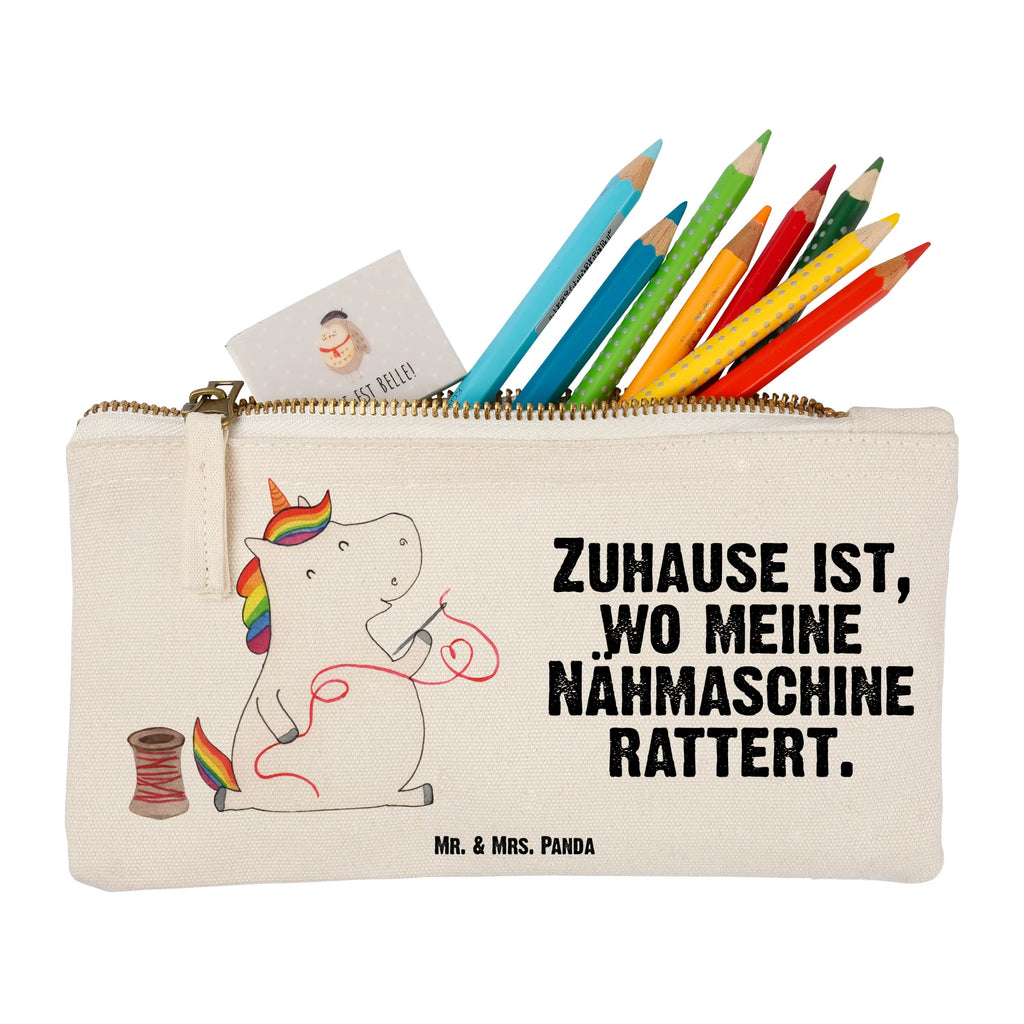 Schminktasche Einhorn Näherin Schminktasche, Kosmetiktasche, Kosmetikbeutel, Stiftemäppchen, Etui, Federmappe, Makeup, XXL, Schminketui, Kosmetiketui, Schlamperetui, Einhorn, Einhörner, Einhorn Deko, Pegasus, Unicorn, Näherin, nähen, Mädchen, Freundin, Häkeln, Stricken, basteln, Nähzimmer