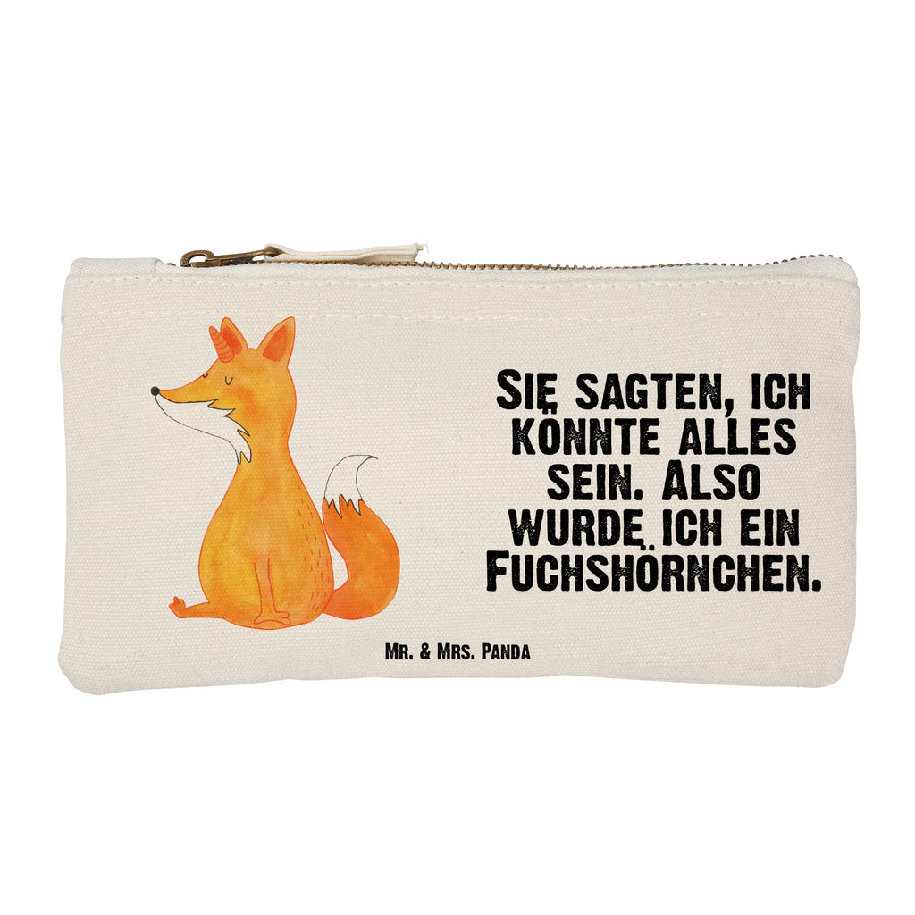 Schminktasche Einhorn Wunsch Schminktasche, Kosmetiktasche, Kosmetikbeutel, Stiftemäppchen, Etui, Federmappe, Makeup, XXL, Schminketui, Kosmetiketui, Schlamperetui, Einhorn, Einhörner, Einhorn Deko, Unicorn, Fuchs, Unicorns, Fuchshörnchen, Fuchshorn, Foxycorn, Füchse