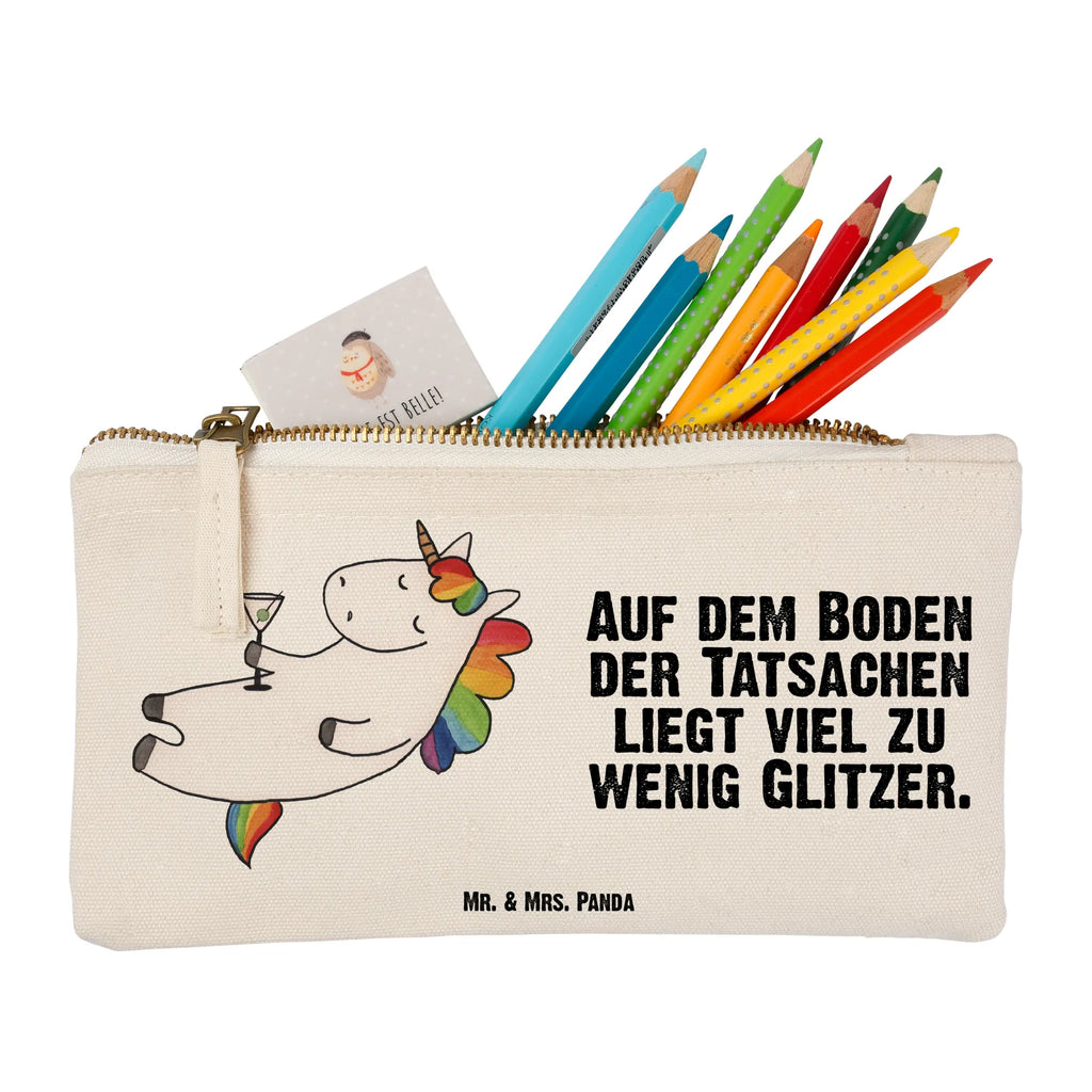 Schminktasche Einhorn Cocktail Schminktasche, Kosmetiktasche, Kosmetikbeutel, Stiftemäppchen, Etui, Federmappe, Makeup, XXL, Schminketui, Kosmetiketui, Schlamperetui, Einhorn, Einhörner, Einhorn Deko, Pegasus, Unicorn, Party, Spaß, Feiern, Caipirinha, Rum, Cuba Libre, Sekt, Freundin, Geburtstag, lustig, witzig, Spruch, Glitzer