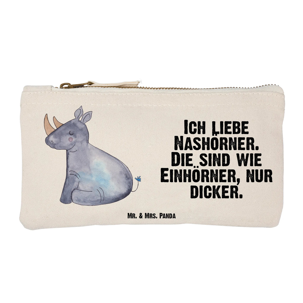 Schminktasche Einhorn Nashorn Schminktasche, Kosmetiktasche, Kosmetikbeutel, Stiftemäppchen, Etui, Federmappe, Makeup, XXL, Schminketui, Kosmetiketui, Schlamperetui, Einhorn, Einhörner, Einhorn Deko, Pegasus, Unicorn, Regenbogen, witzig, lustig, Zoo, Glitzer, Einhornpower, Erwachsenwerden, Nashorn, Nashörner