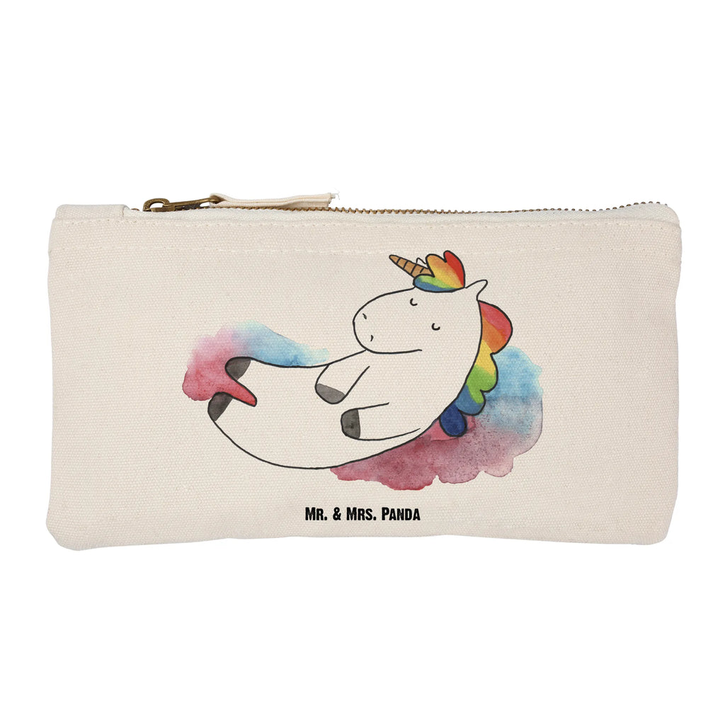 Schminktasche Einhorn Wolke 7 Schminktasche, Kosmetiktasche, Kosmetikbeutel, Stiftemäppchen, Etui, Federmappe, Makeup, XXL, Schminketui, Kosmetiketui, Schlamperetui, Einhorn, Einhörner, Einhorn Deko, Pegasus, Unicorn, verliebt, Menschen, witzig, lustig, Geschenk, Glaube, Realität, Lächeln