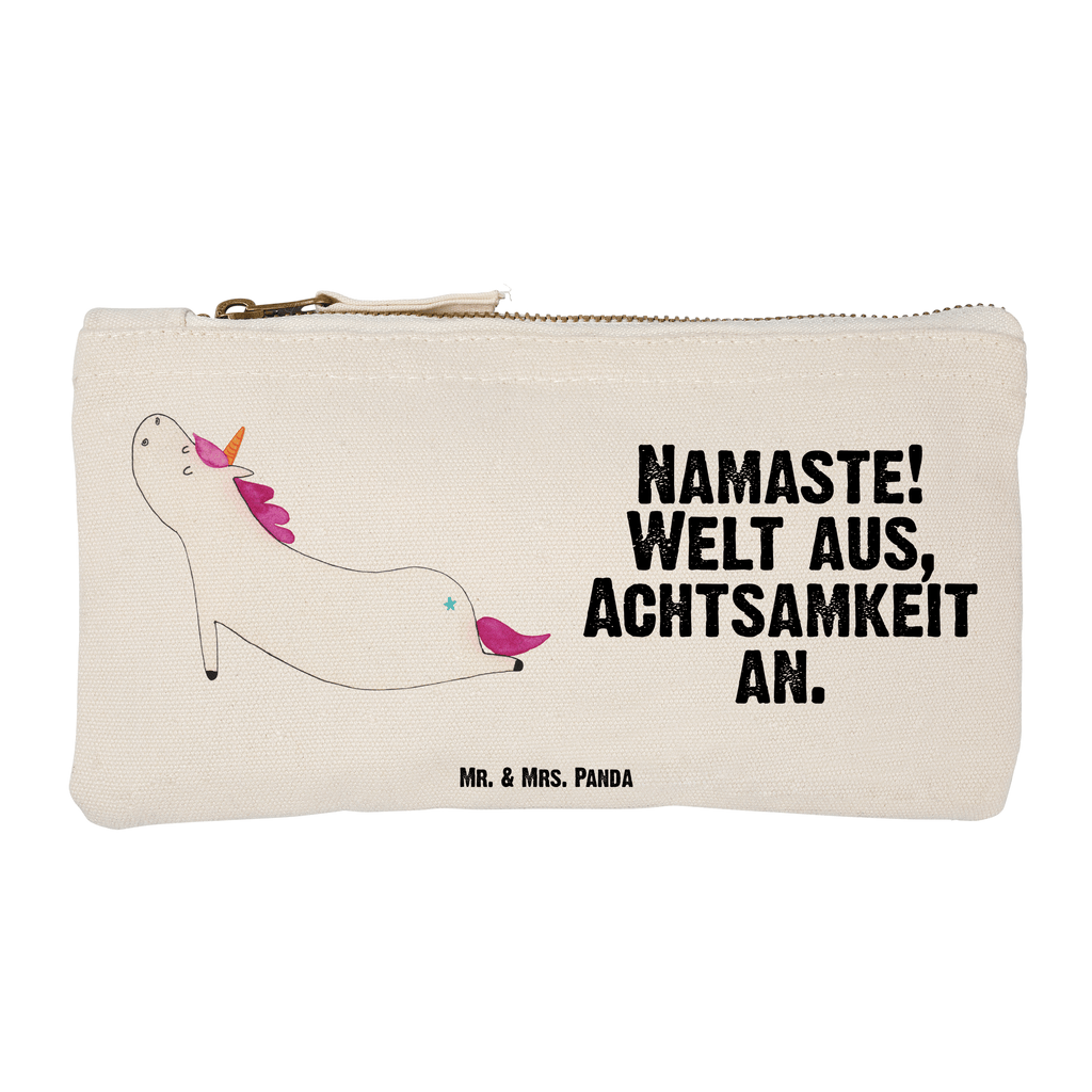 Schminktasche Einhorn Yoga Schminktasche, Kosmetiktasche, Kosmetikbeutel, Stiftemäppchen, Etui, Federmappe, Makeup, XXL, Schminketui, Kosmetiketui, Schlamperetui, Einhorn, Einhörner, Einhorn Deko, Pegasus, Unicorn, Yoga, Namaste, Achtsamkeit, Entspannung, Joga, Yogamatte, Sport, lustig, witzig, süß